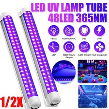 10W 365nm UV Light Tube Bar 48LED Blacklight Lamp for Glow Party DJ Club Stage