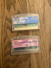 Lot Of 2 Takara e-kara Karaoke Cartridges