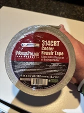 Nashua 314CRT Acrylic Cooler Repair Tape 15 yds Length x 4" Width Silver