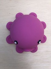 Silicone Bathtub Overflow Drain Cover Octopus Tub Stopper with Suction Cups PINK