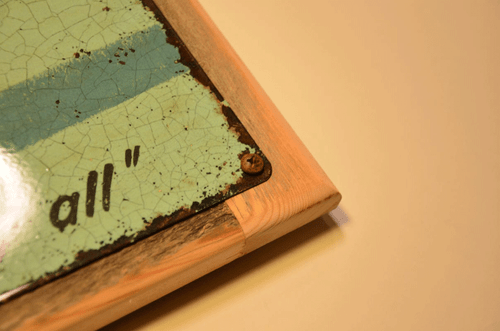 Billiards Metal Sign,On Handmade Rustic Reclaimed Wood Frame, Eight Ball, Pool - Picture 4 of 7