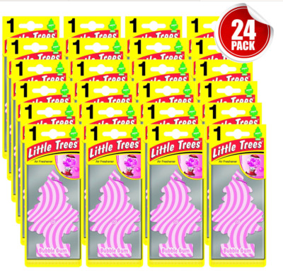 24 x Magic Tree Little Trees Auto Lufterfrischer - Bubble Gum