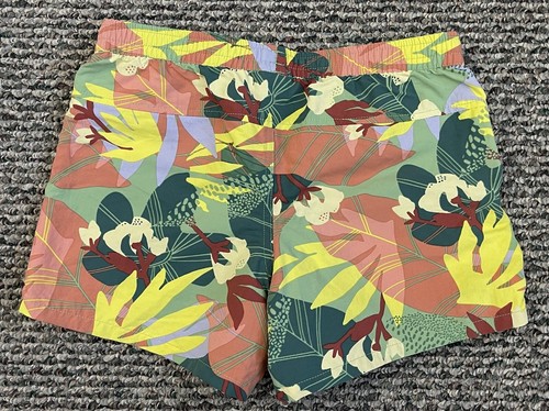 Patagonia Shorts Girls L Youth Light Pocket Colorful Baggies Floral Flower Nylon - Picture 7 of 10