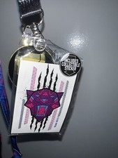 Wakanda Black Panther Marvel Clip Lanyard with Sticker