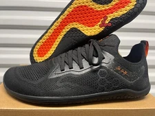 Vivobarefoot Primus Lite Knit JJF Black Orange 13 EU47 Minimalist Barefoot Shoes