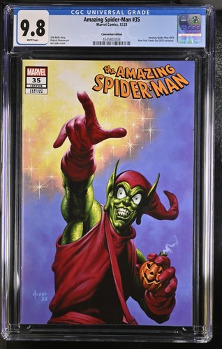 AMAZING SPIDER-MAN #35 JOE JUSKO NYCC 2023 GREEN GOBLIN VARIANT CGC 9.8 MARVEL