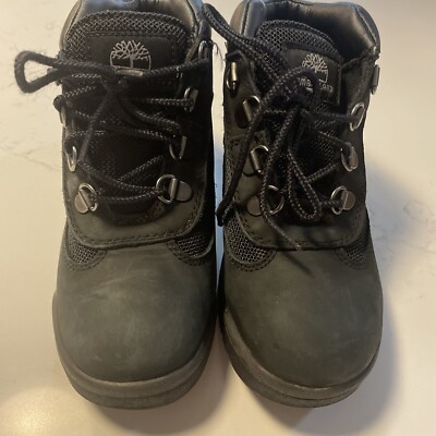 Timberland Youth US 13.5 Premium WP Boots Black Nubuck