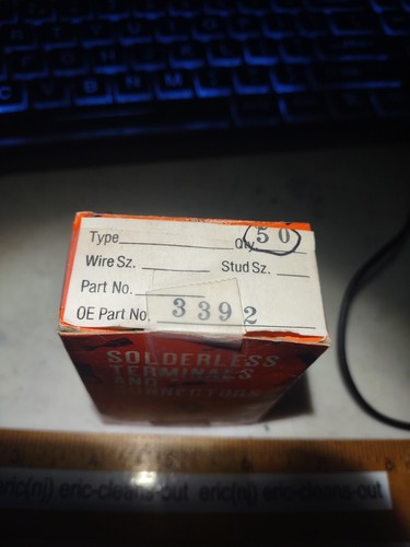 Hoffmann 3392 Pin Verbinder Vinyl Terminal 12-10 AWG 50 Stück - Bild 1 von 3