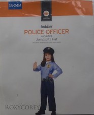 Halloween Toddler Police Office Enforcer Costume Size 18-24 months NWT