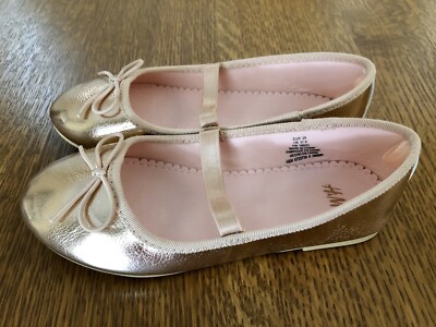 rose gold ballet slippers
