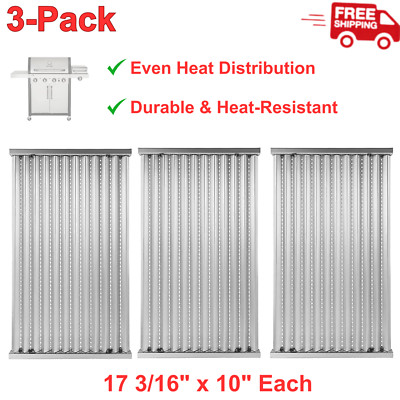 3 Pk Stainless Steel G533-2200-W1 True Infrared Grill Emitter Plates Charbroil