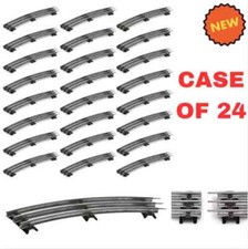 Case of 24 O-42 Curve O Gauge High Tensile Strength Tubular Train Tracks NEW