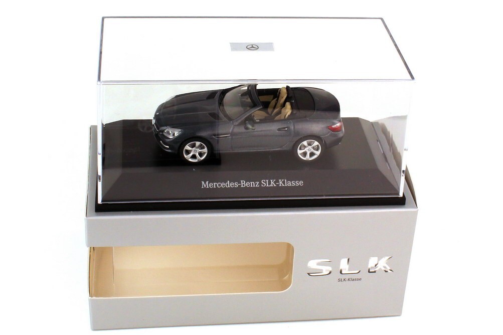 SCHUCO 2011 Mercedes SLK-CLASS SPIDER R172 TENORIT GREY 1:43