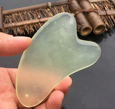 Natural jade Stone triang Guasha Massage Tool Health Jade Gua Sha Massage Board