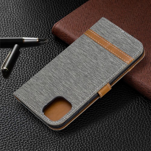 Case For iPhone 14 13 12 11 Pro Max Xr X 8 Cover Denim Leather Card Wallet Flip - Picture 7 of 21