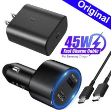 Original 45W Fast Wall Charger USB-C Cable For Samsung Galaxy S25+/S25 Ultra 5G