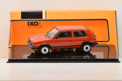 VW Volkswagen Golf II GTI 1984 Red 1:43 Metal Model IXO CLC408N | eBay
