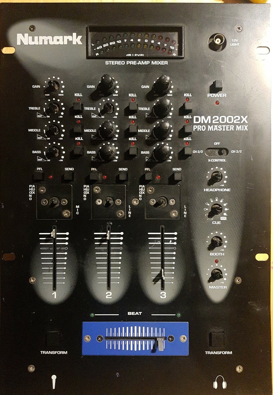 Numark Dm1002x 2 Channel Dj Mixer Untested For Sale Ebay