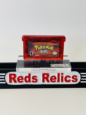 Pokémon: Ruby Version (GBA) Guaranteed - Authentic W/ New Save Battery 
