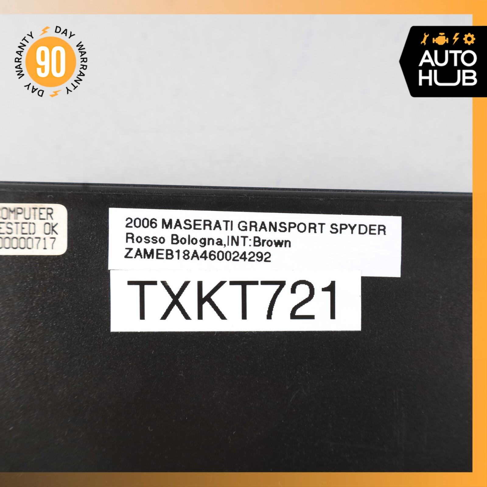 02-07 Maserati Spyder 4200 M138 Remote Controlled Car Alarm ECU Control Unit OEM