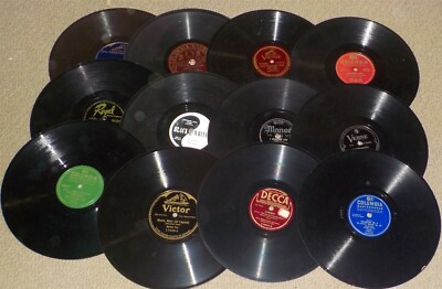Shellac Disc Record LOT of 20 - 10