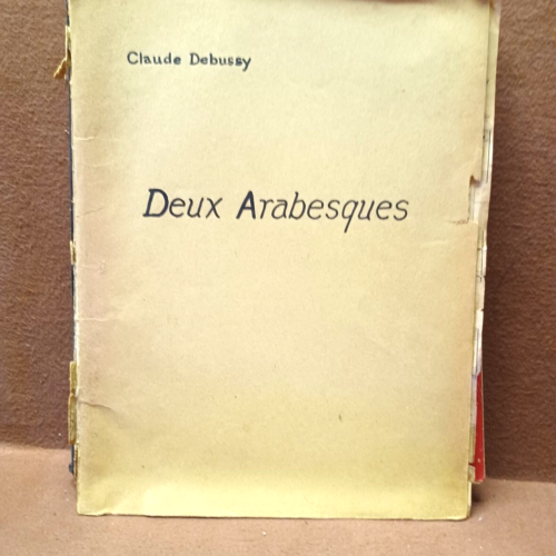 Claude DEBUSSY DEUX ARABESQUES Durand & Co Piano 1904 with pencil ...