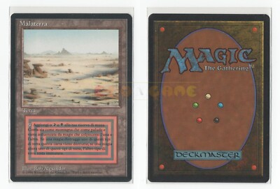 【イタリア語】Malaterra/Badlands　MTGマジックザギャザリング Magic: the Gathering - Badlands - Malaterra - Revised