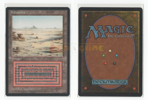 MTG MAGIC Malaterra - Badlands - 1ª Edizione ITALIANA FBB 1994 -  MINT - Photo 1 sur 1