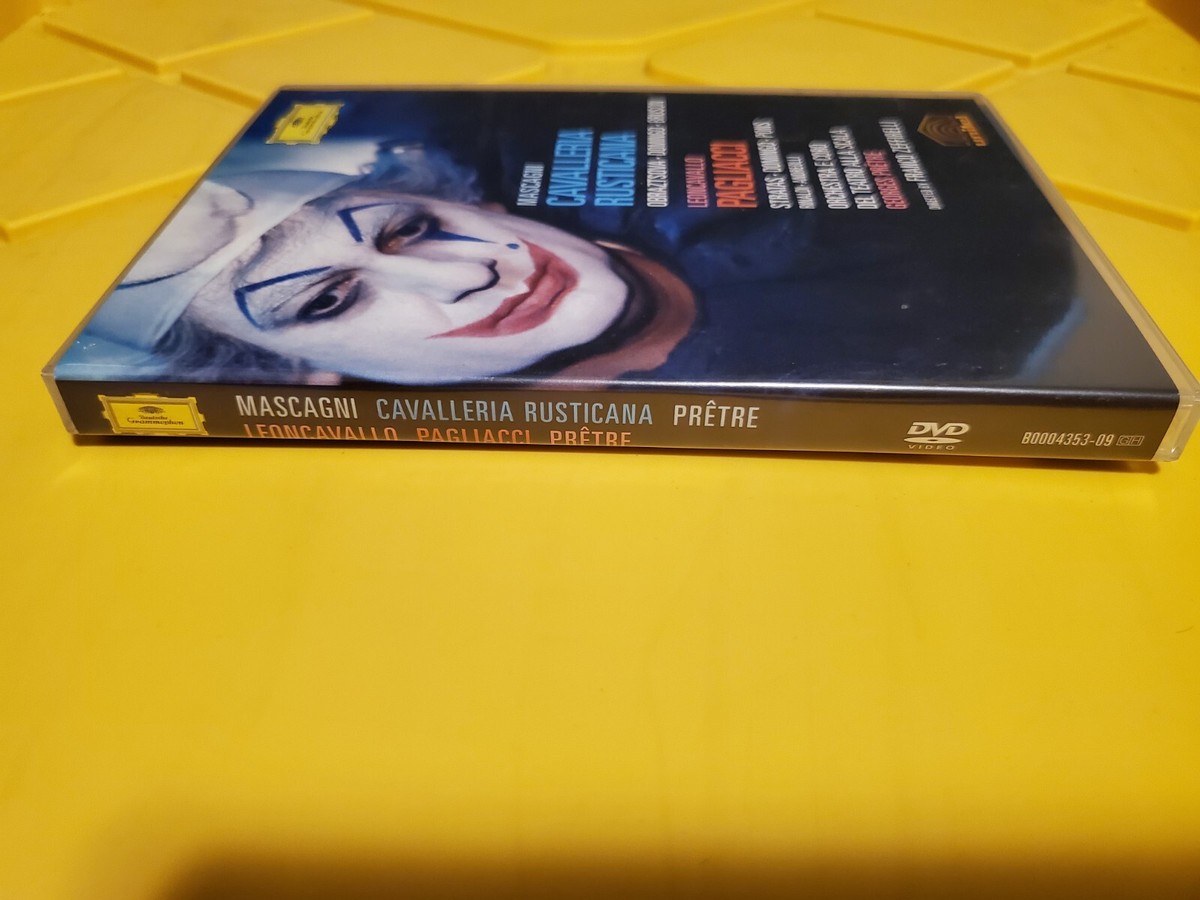 (未使用･未開封品)　Cavalleria Rusticana - Leoncavallo: Pagliacci [DVD] df5ndr3 Amazon.com: Leoncavallo: Pagliacci - Mascagni: Cavalleria