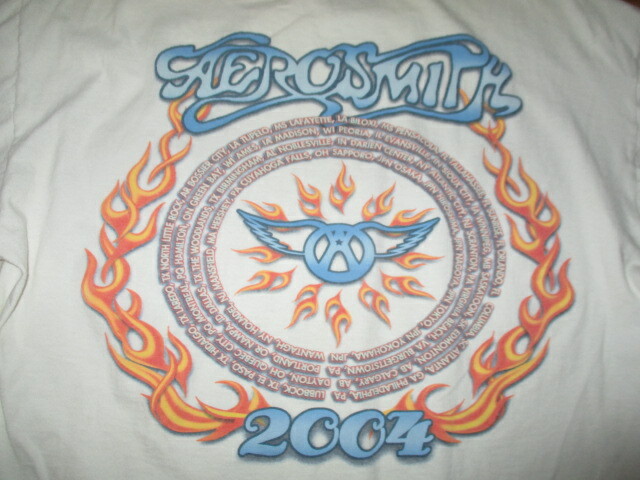 Aerosmith Honkin' On Bobo Tシャツ 2004 M Mens S Aerosmith Honkin' On Bobo 2004 Album Rock T-shirt