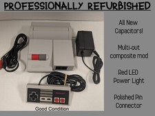 Toploader Nintendo NES ricavato. NES-101. Modded con Multi-out composito e luce!