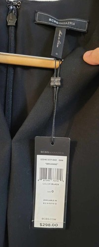 bcbg maxazria BRIANNE Schwarz Shorts Jumpsuit GR 0 Elegant Chic Mod�� - Bild 8 von 8