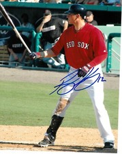 RYAN SWEENEY   BOSTON RED SOX  ACTION SIGNED 8x10