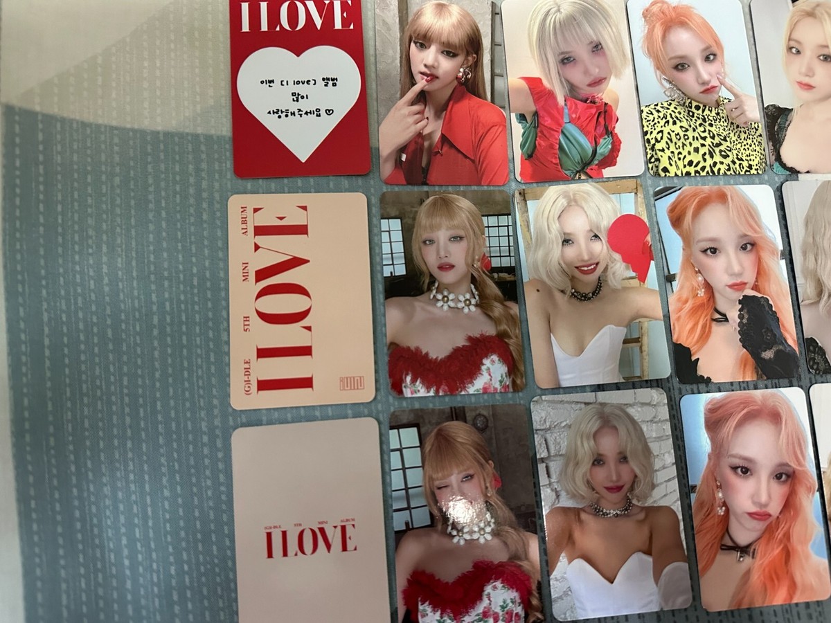 GIDLE I-DLE mini8 ktown4u 特典 トレカ 5枚セット 1 G)I-DLE G-IDLE