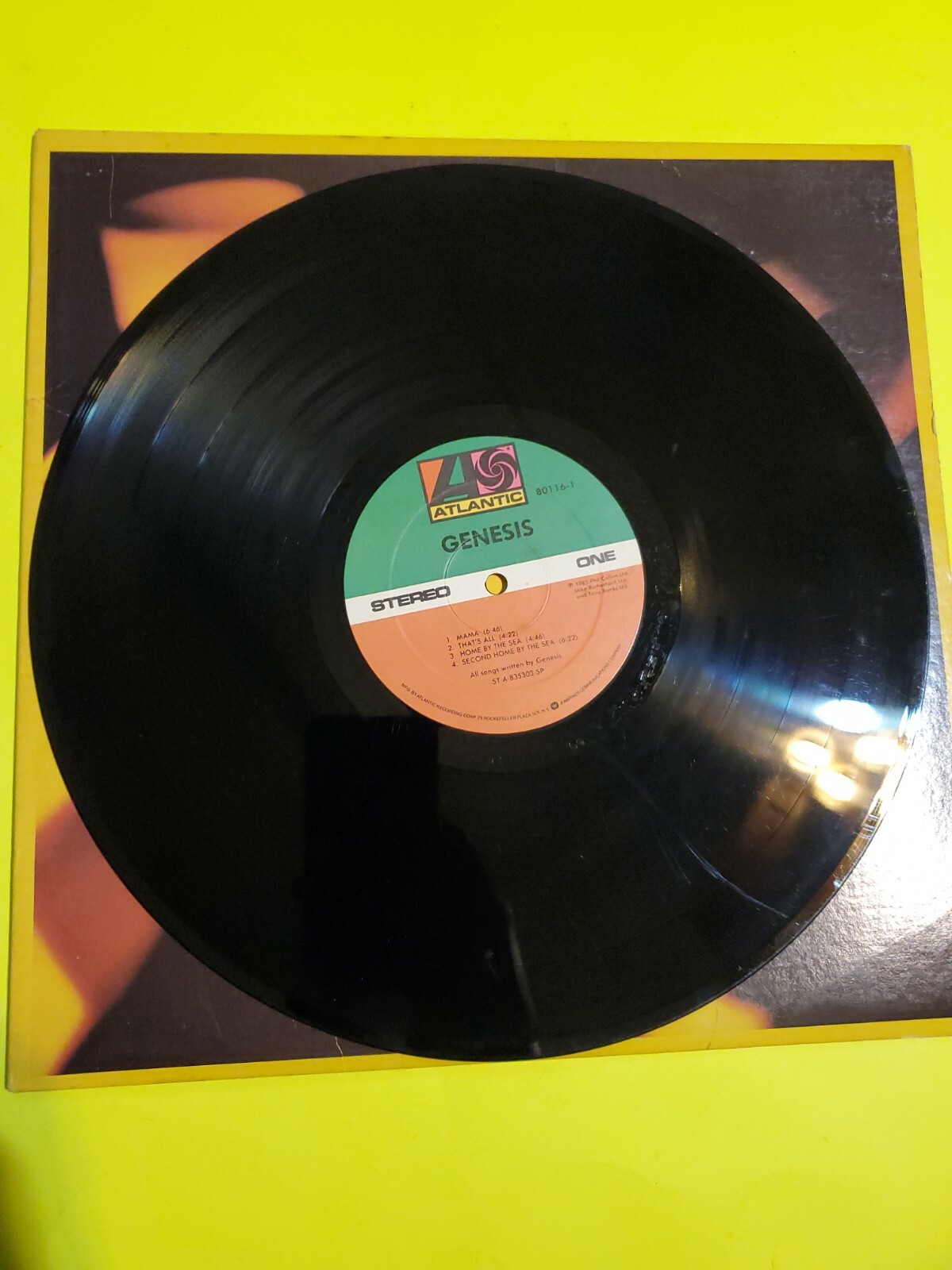 GENESIS Same ORIG 1st 1983   LP 80116-1 