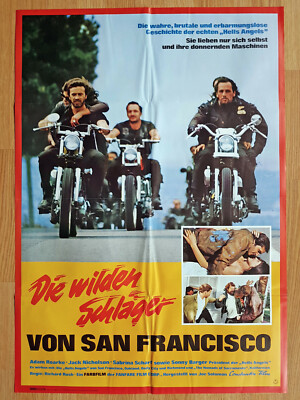 HELLS ANGELS ON WHEELS German 1-sheet poster Harley JACK NICHOLSON