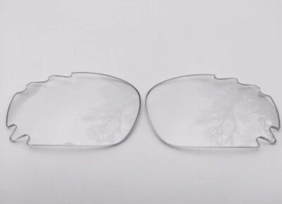 CLEAR TRANSPARENT REPLACEMENT VENTRD LENSES FOR OAKLEY JAWBONE & RACING JACKET