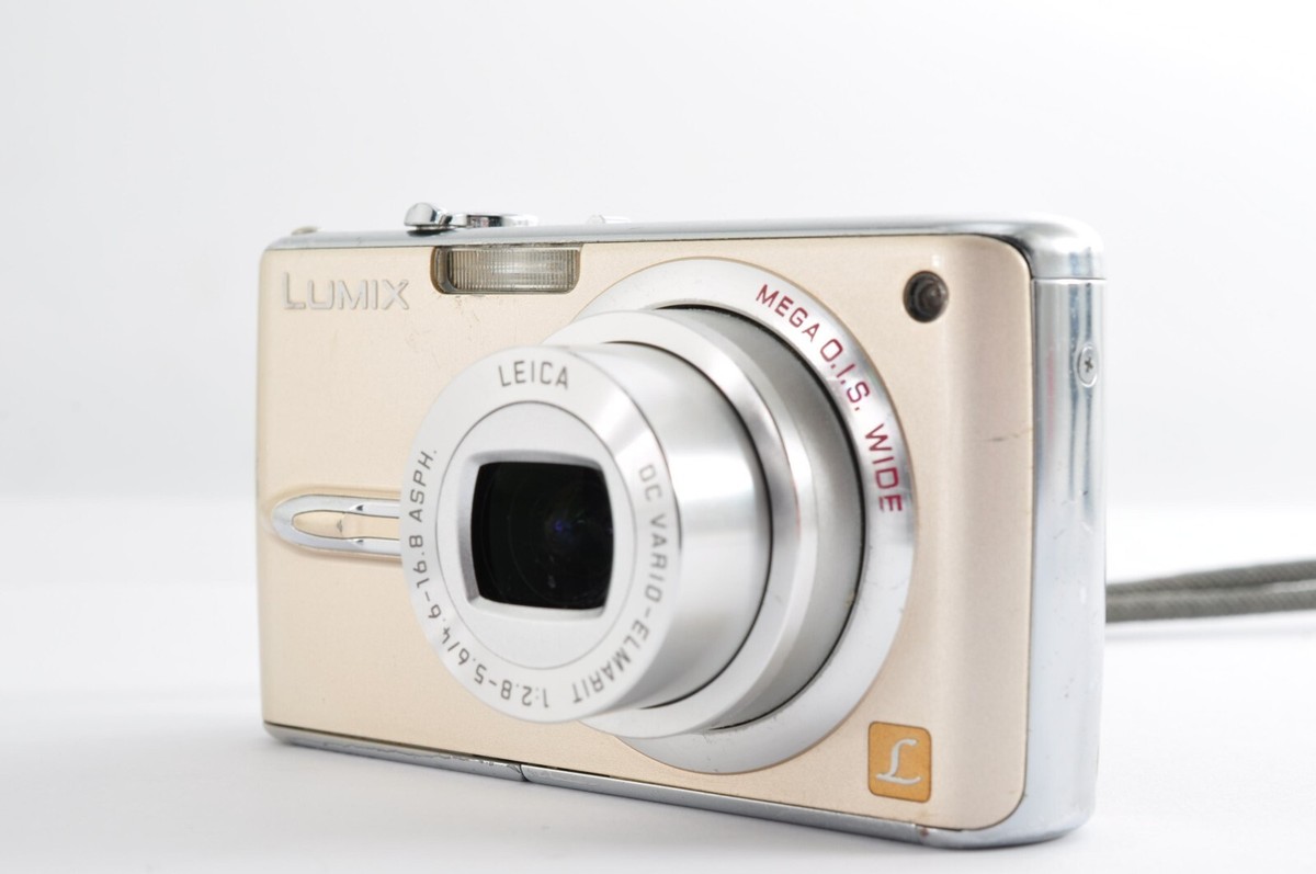 Panasonic DMC-FX07 ゴールド Panasonic Lumix DMC-FX07 Gold 7.2MP Digital Camera [Exc+3