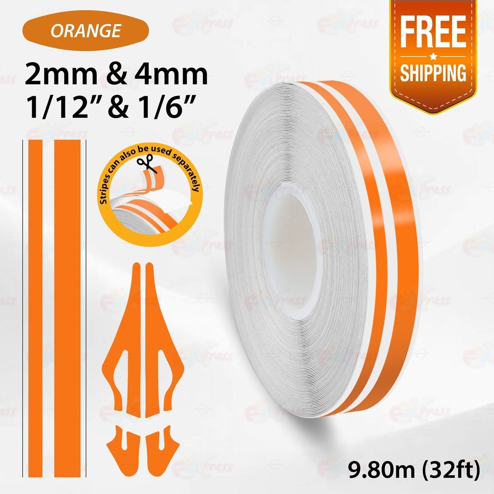 PinStriping Pin Stripe Tape Car Motorcycle Double Line Vinyl Stickers 1 ...