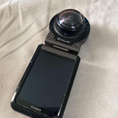 CASIO Digital Camera EXILIM EX-FR200 BK Outdoor Recorder Fisheye 185° Black - Picture 1 of 3