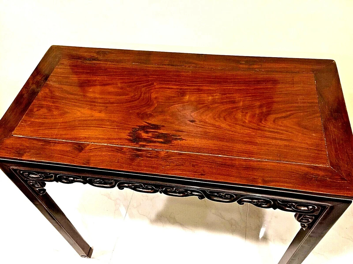 VERY RARE ANTIQUE 18th C CHINESE HUANGHUALI WOOD TABLE eBay