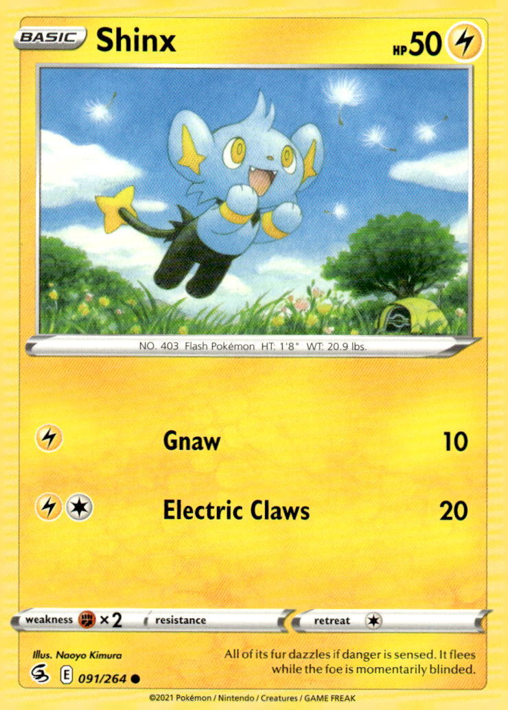 SWSH08: Fusion Strike #091/264 Shinx | eBay