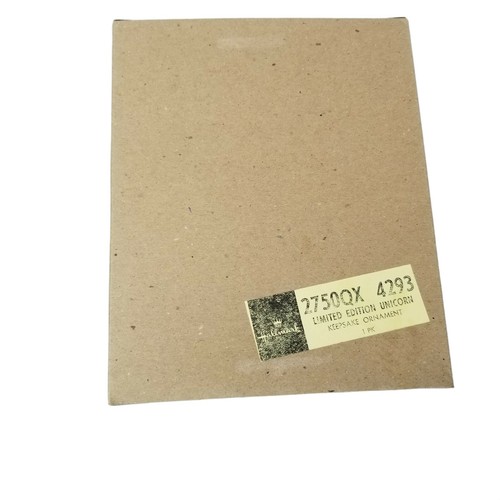 Hallmark Ornament 1987 Limited Edition Magical Unicorn Hängefigur mit Ständer - Bild 8 von 8