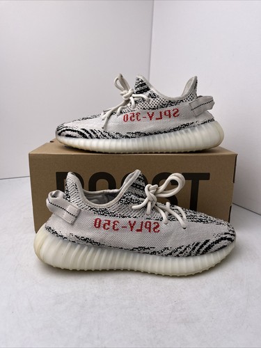 Adidas Yeezy Boost 350 V2 Zebra Size 9 CP9654 White Black Bred 889773948067  | eBay