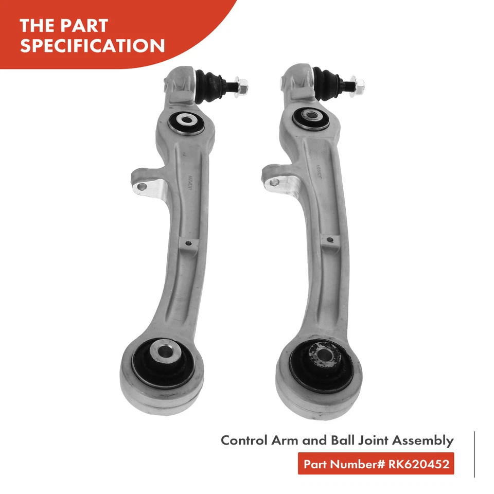 4x Front Lower Forward & Rearward Control Arm w/ Ball Joint for Audi A6 Quattro - Image 4 of 4