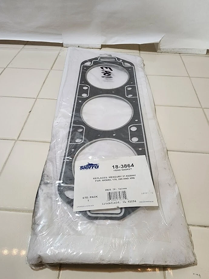 Sierra 18-3864 Head Gasket Replaces Mercury 27-8228441 For Model 