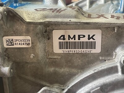 2014 Cadillac XTS Vsport AWD 6-Speed Automatic Transmission (Code