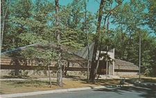 Virgil I Grissom State Memorial, Spring Hill State Park, Mitchell, IN postcard