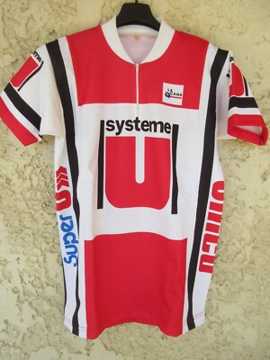 Maillot cycliste SYSTEME U 1984 La Cana vintage camiseta