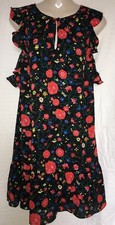 J Crew Dress M Printed Flutter Sleeve Floral NWT $89 j0841  NEW